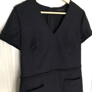 Banana Republic tweed shift dress